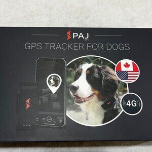 PAJ GPS Tracker for Dogs 4G Real-Time Location Device Black One Size